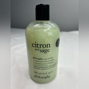 Philosophy Citron and Sage Shower Gel - Light Green